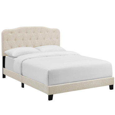 Amelia Twin Upholstered Fabric Bed / MOD-5838