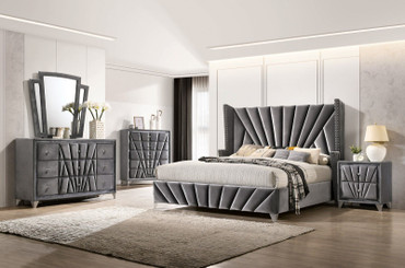 CARISSA Cal.King, Gray / CM7164CK-BED