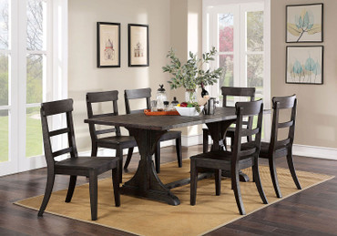 LEONIDAS Dining Table / CM3389BK-T-TABLE