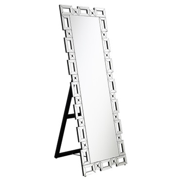 Tavin Geometric Frame Cheval Mirror / CS-961634