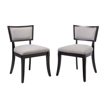 Pristine Upholstered Fabric Dining Chairs - Set of 2 / EEI-4557