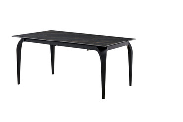 Modrest Suri - Modern Black Ceramic Extendable 71"/94.5"  Dining Table / VGYF-DT8937-BLK-DT