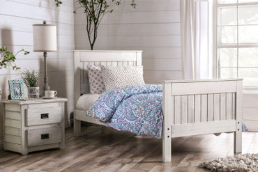 ROCKWALL Queen Bed / AM7973WH-Q-BED