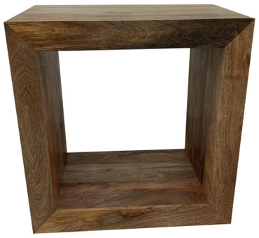 Benton Rectangular Solid Wood End Table Natural / CS-704837