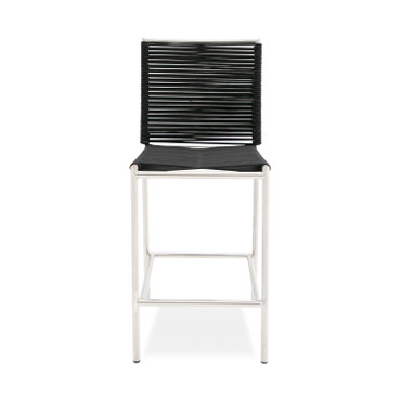Modrest Lathrop - Modern Outdoor Black Counter Stool / VGGR911939