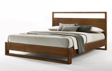 Eastern King Nova Domus Berlin - Modern Walnut Bed / VGMABR-92-EK