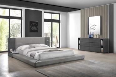 Nova Domus California King Jagger Modern Grey Bedroom Set / VGMABR-55-GRY-SET-CK