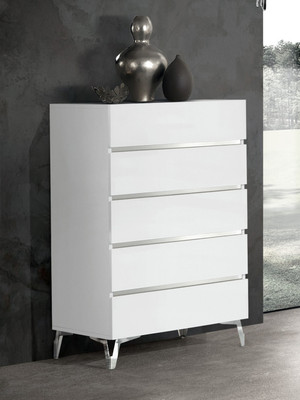 Modrest San Marino Modern White Chest Geg Comfort
