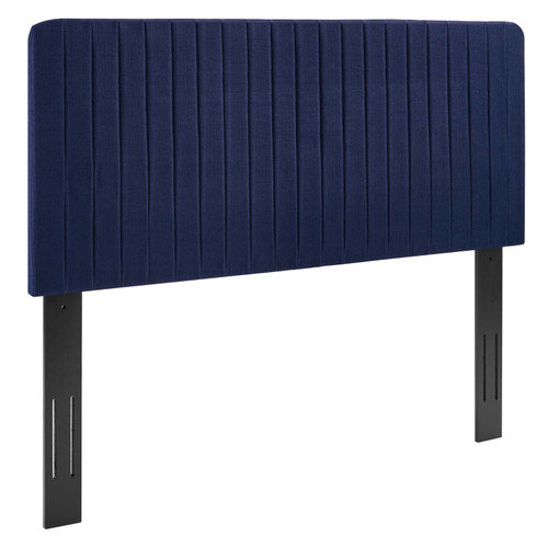 Milenna Channel Tufted Upholstered Fabric King/California King Headboard / MOD-6342