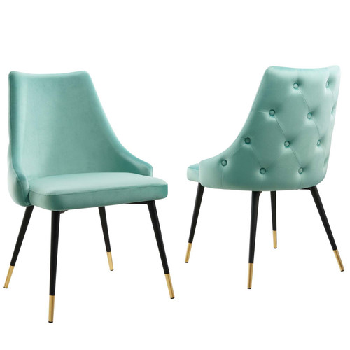 Adorn Performance Velvet Dining Side Chair Set of 2 / EEI-5043