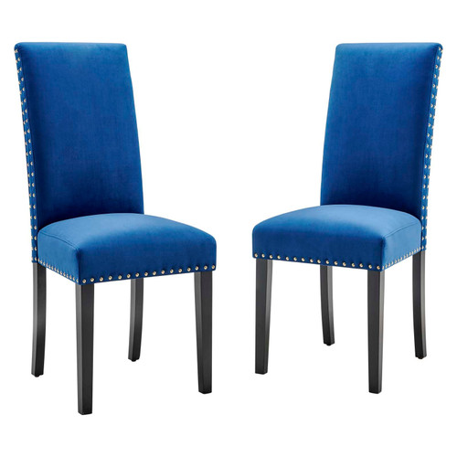 Parcel Performance Velvet Dining Side Chairs Set of 2 / EEI-3779