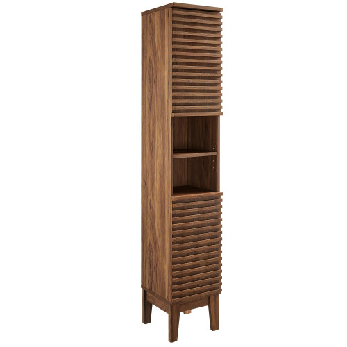 Render Tall Narrow Bathroom Storage Cabinet / EEI-6851