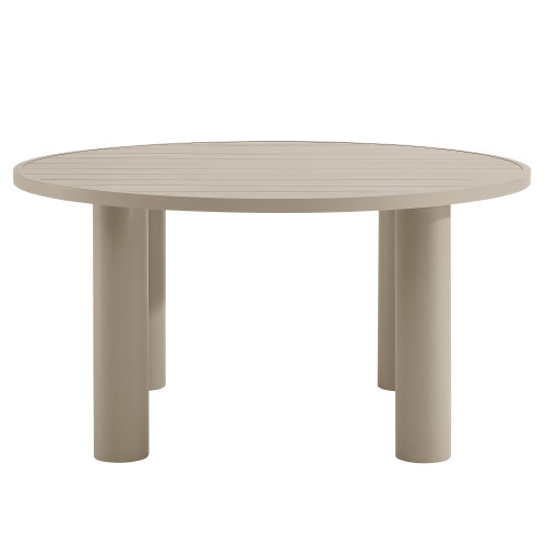 Nautica Outdoor Patio 60" Round Aluminum Dining Table / EEI-6981