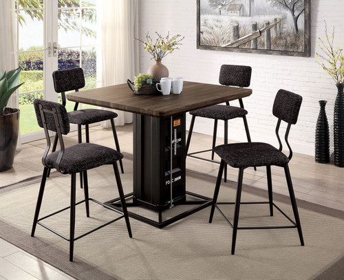DICARDA Counter Ht. Dining Table / CM3789BK-PT-TABLE