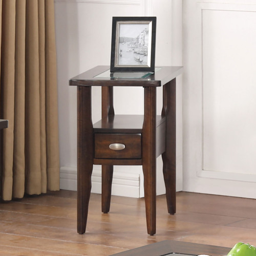 RIVERDALE Side Table, Dark Walnut / CM4905WN-ST