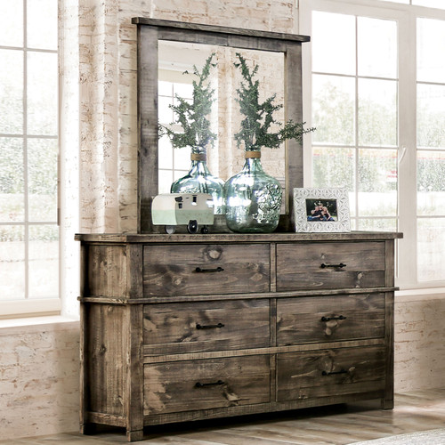 WOODBURN Dresser, Ash Brown / EM7071BR-D