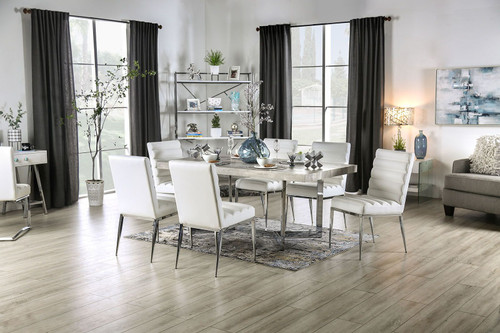 SINDY 7 PC. Dining Table Set / FOA3798T-7PC