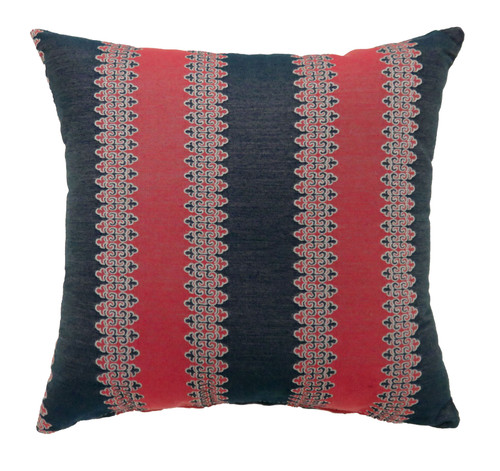 LARA 18" X 18" Pillow, Red & Blue (2/CTN) / PL685S-2PK