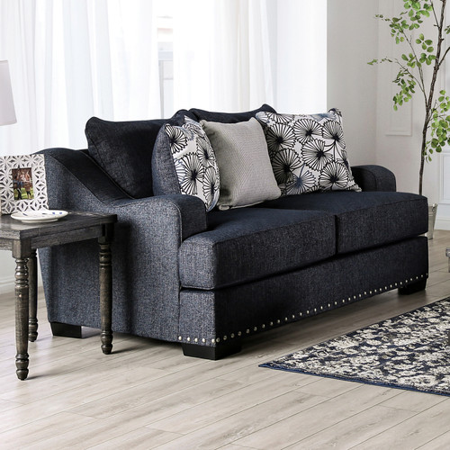 SONORA Loveseat, Dark Navy / SM1218-LV