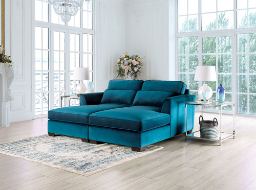PEREGRINE Sectional, Teal / SM5415-SECT