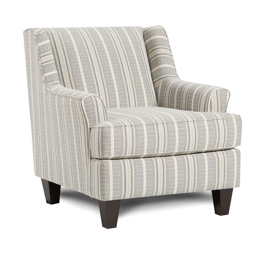 PORTHCAWL Accent Chair, Stripe / SM8190-CH-ST