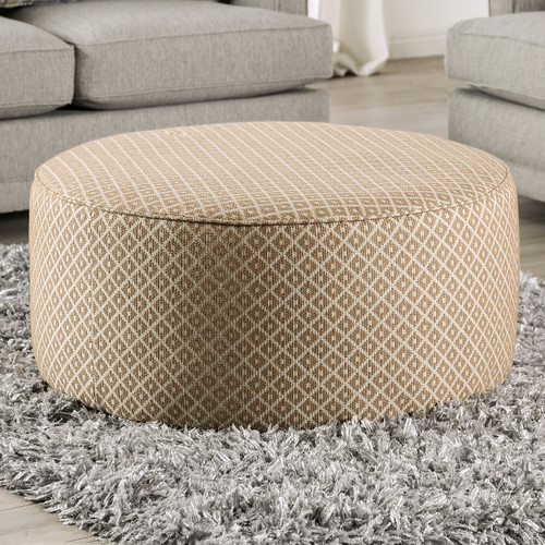 STEPHNEY Ottoman, Gray/Gold / SM8193-OT