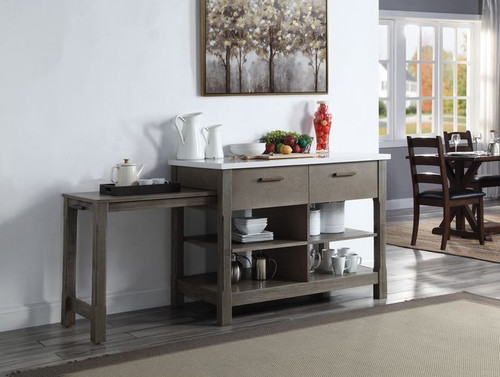 Feivel Kitchen Island W/Pull Out Table / DN00307