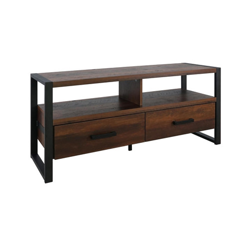 James 2-drawer Composite Wood 48" TV Stand Dark Pine / CS-704281