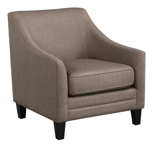Liam Upholstered Sloped Arm Accent Club Chair Camel / CS-903073