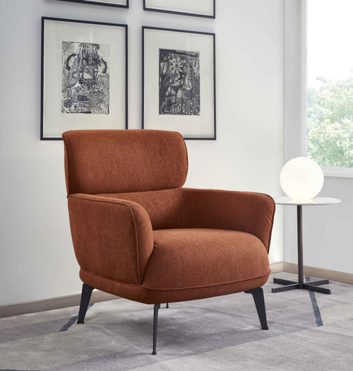 Andrea Heavy Duty High Back Accent Chair Orange / CS-903081