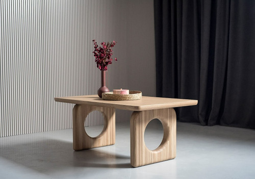 Modrest Washington - Modern Natural Oak Rectangular Dining Table / VGME121257-DT