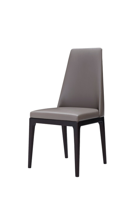 Modrest Encino - Modern Taupe & Timber Chocolate Dining Chair (Set of 2) / VGCNCPMK127-V36DX/DP20-FP