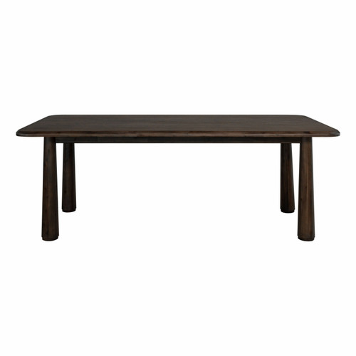 Modrest Rhea - Modern 87" Dark Acacia Rectangular Dining Table / VGWDMAR-DT2.2-DK