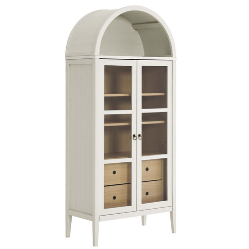 Nolan Tall Arched Storage Display Cabinet / EEI-6639