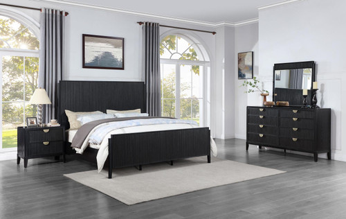 Brookmead 4-piece California King Bedroom Set Black / CS-224711KW-S4