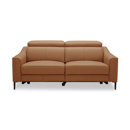 Divani Casa Eden - Modern Camel Leather Sofa With 2 Recliners / VGKV-KM.5012-SOFA-CML