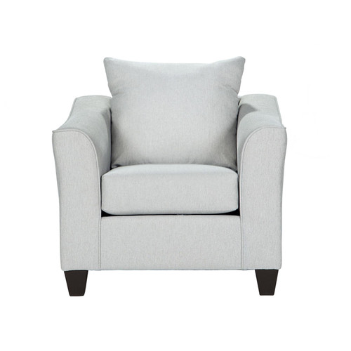 Salizar Upholstered Track Arm Fabric Accent Chair Grey Mist / CS-508583