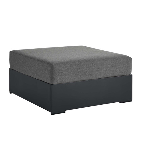 Tahoe Outdoor Patio Powder-Coated Aluminum Ottoman / EEI-6627