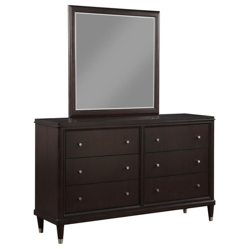 Emberlyn 6-drawer Bedroom Dresser with Mirror Brown / CS-223063M