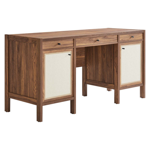 Capri 58" Wood Grain Office Desk / EEI-6618