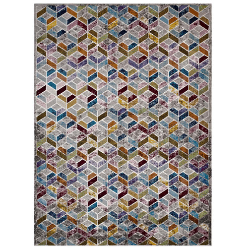 Laleh Geometric Mosaic 8x10 Area Rug / R-1088-810