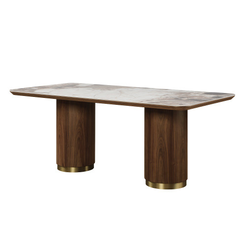 Willene Dining Table W/Ceramic Top / DN03145