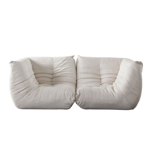 Ezra 2PC Modular Sofa in Cream Fabric / EZRA2SCCM