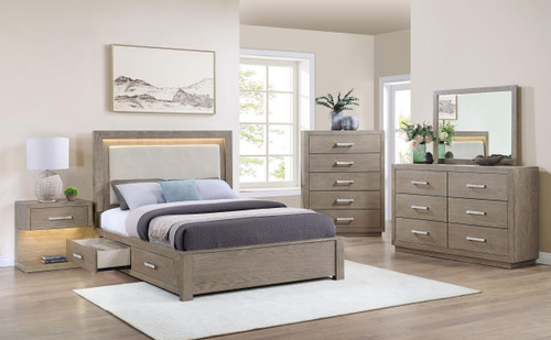 Kenora 5-piece California King Bedroom Set Barley Brown / CS-224850KW-S5