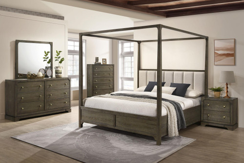 Gran Park 5-piece California King Bedroom Set Dark Cocoa / CS-224931KW-S5