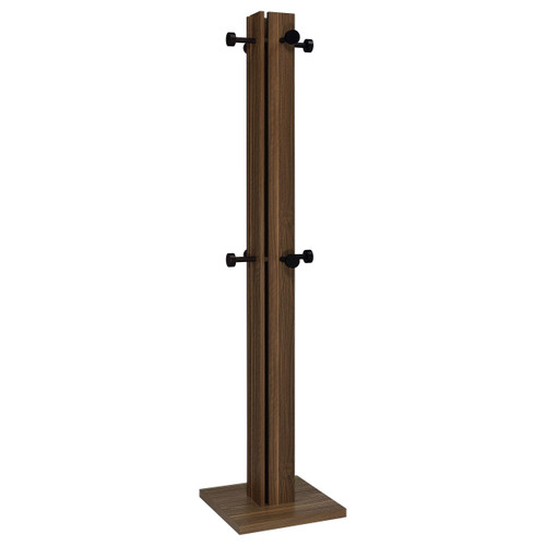 Rikkie Engineered Wood Coat Rack Walnut / CS-983281