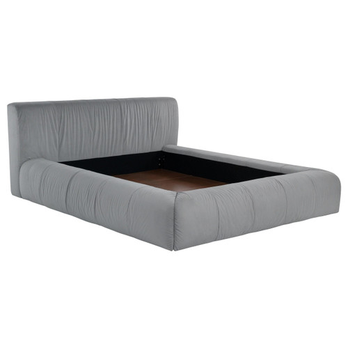Wilshire Upholstered California King Platform Bed Grey / CS-315981KW