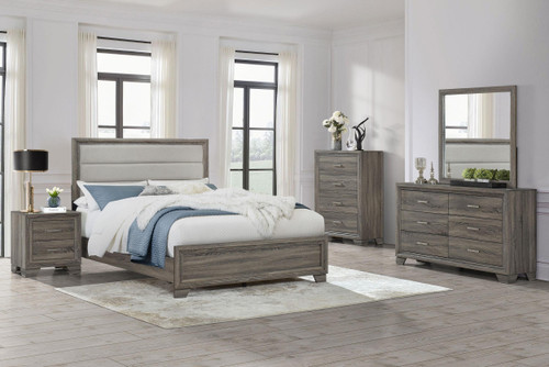 Wright 5-piece California King Bedroom Set Brown Oak / CS-223341KW-S5