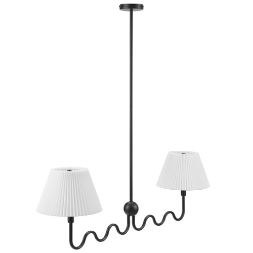 Wave Squiggle 2-Arm Pendant Light / EEI-6874