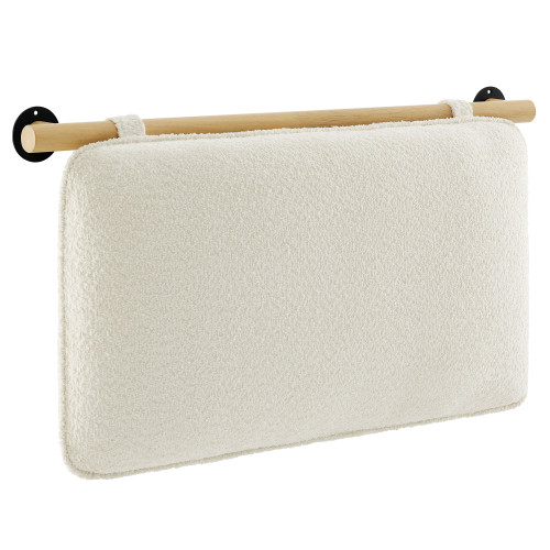 Anela Wall-Mounted Chenille Upholstered Twin Headboard / MOD-7205